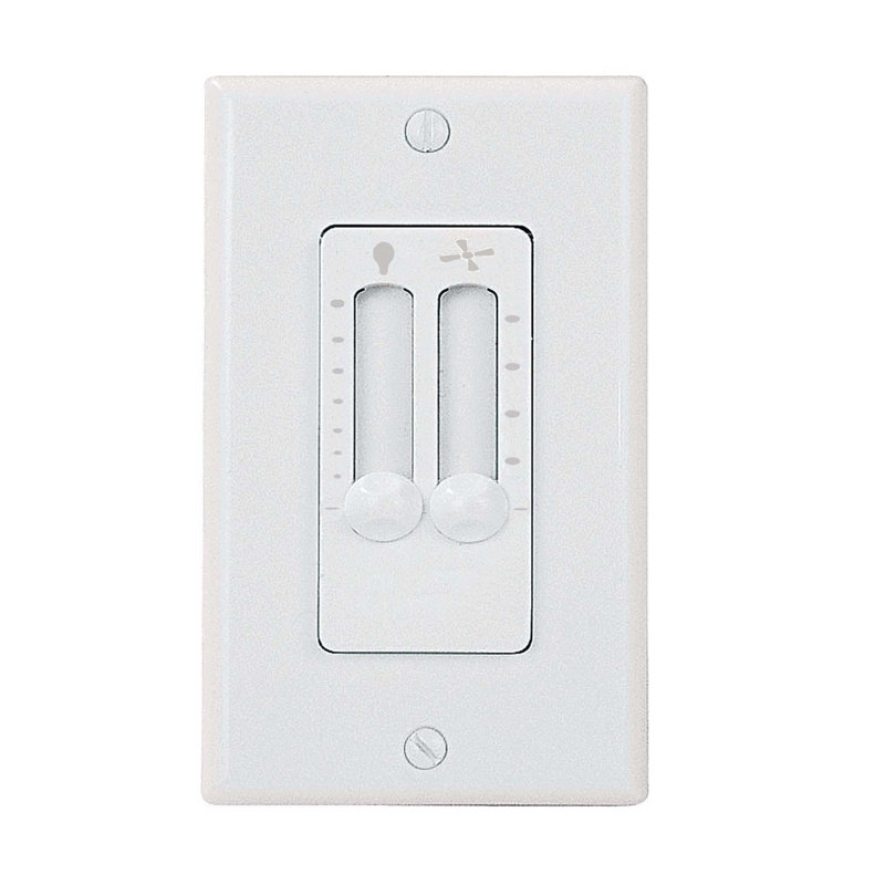 Ventilateur de plafond standard à DEL à 5 pales de 52 po avec commande murale et ensemble d'éclairage inclus Stellar