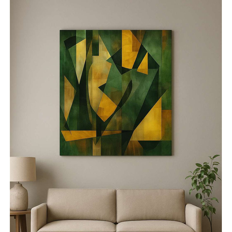 Stunning Decorative Canvas Painting, 19.7 x 27.6 inches | 100% Canvas with 100% Wooden Frame (Thickness: 0.8 x 1.2 inches) | Perfect for Living Room, Bedroom, or Office Decor, Elegant Art Piece for Any Space