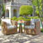  Chaise berçante pivotante d'extérieur Cala