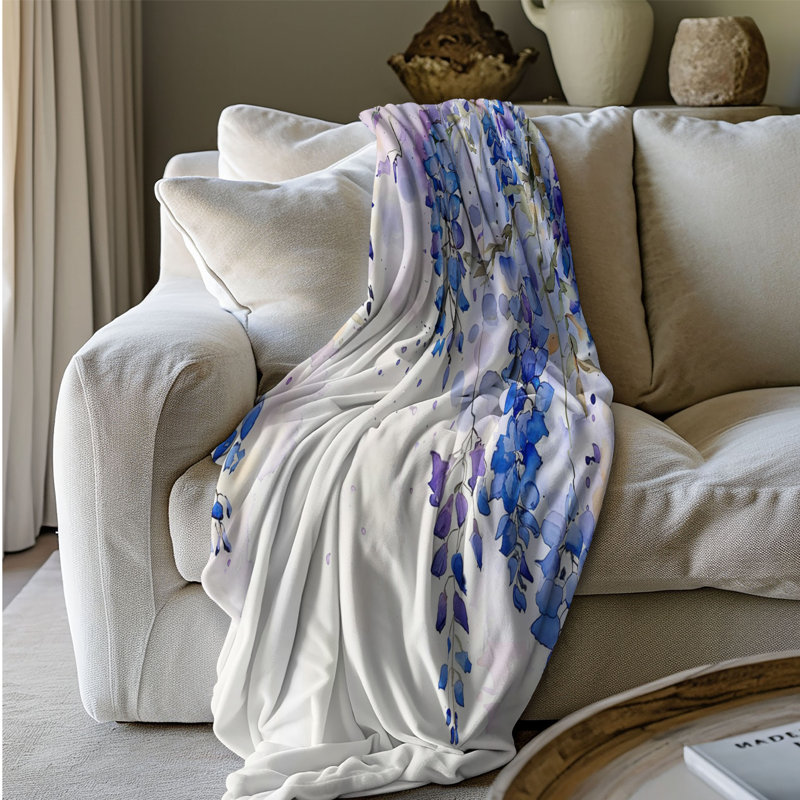 Soft Blossom Designs - 1 pièce Sherpa Premium, Grand lit