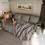 3 Seater Linen Blend Sofa Bed-822452245