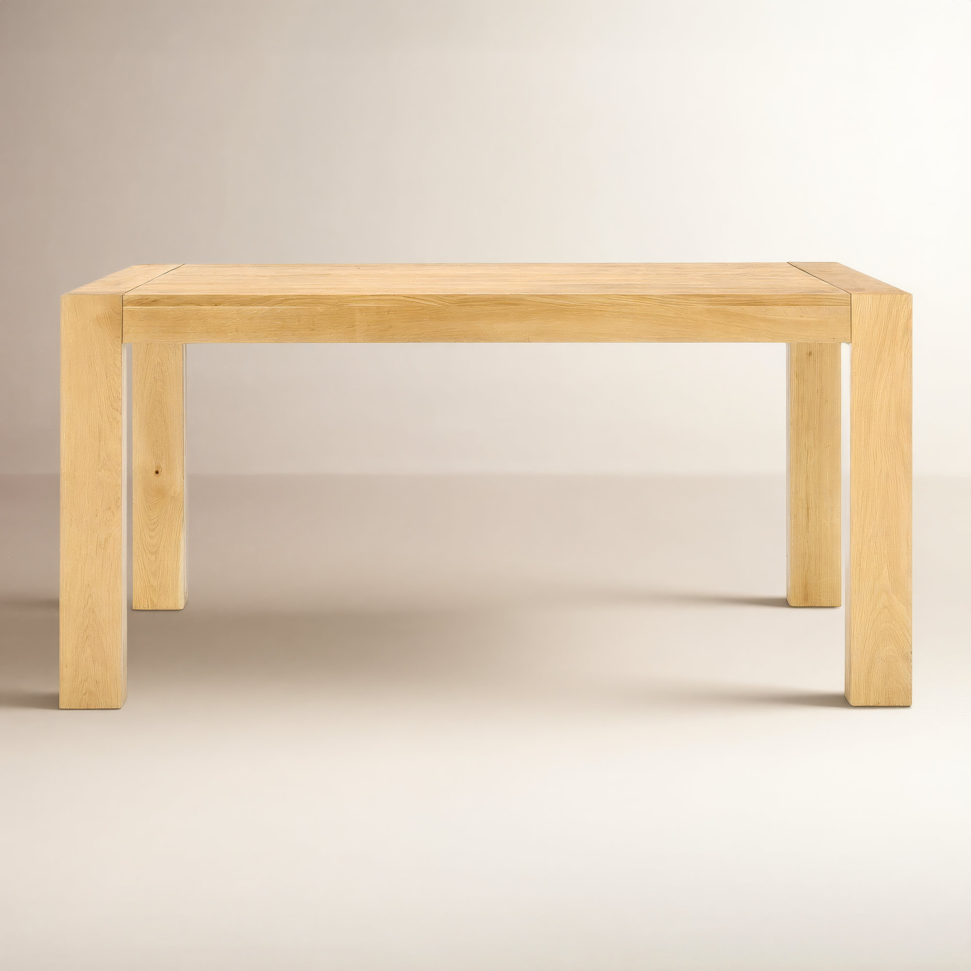Yochanan 62" Solid Wood Dining Table, Natural