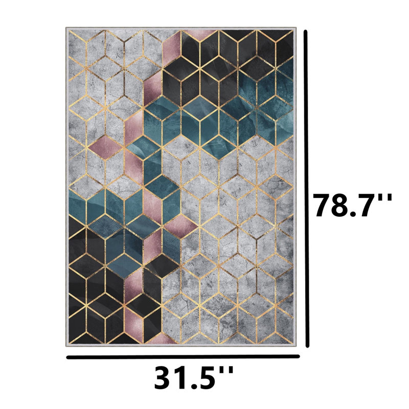Tapis Toimi, Rectangle 2 pi 7,5 po x 6 pi 6,7 po