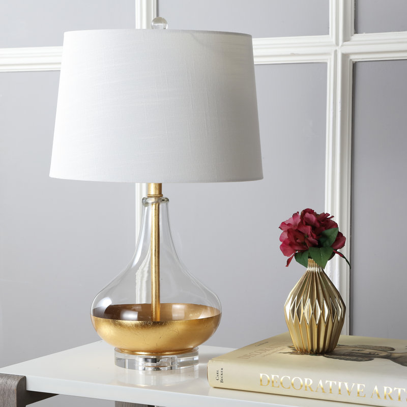 Lampe de table transparente 24,5 po Cotner
