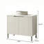 Meuble-lavabo autoportant de 30 po avec portes cannelées, comptoir en pierre frittée et vasque, armoire de rangement à fermeture en douceur-1436744402-1433489791