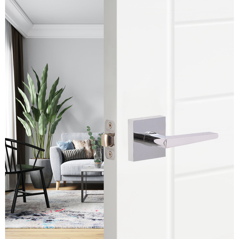 Levier de passage carré bâlois, Chrome poli