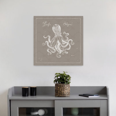 Underwater Life X Greige Octopus, art côtier