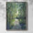 Golden Light Pathways I Framed Print - Solid Wood-295378651