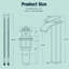 Single-handle Bathroom Faucet with Drain Assembly-83145623