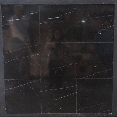 Carreau de marbre et de sol aspect pierre 12 po x 12 po Marquina
