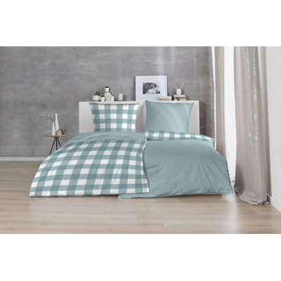 Bouck Cotton 190 TC Reversible Duvet Cover Set