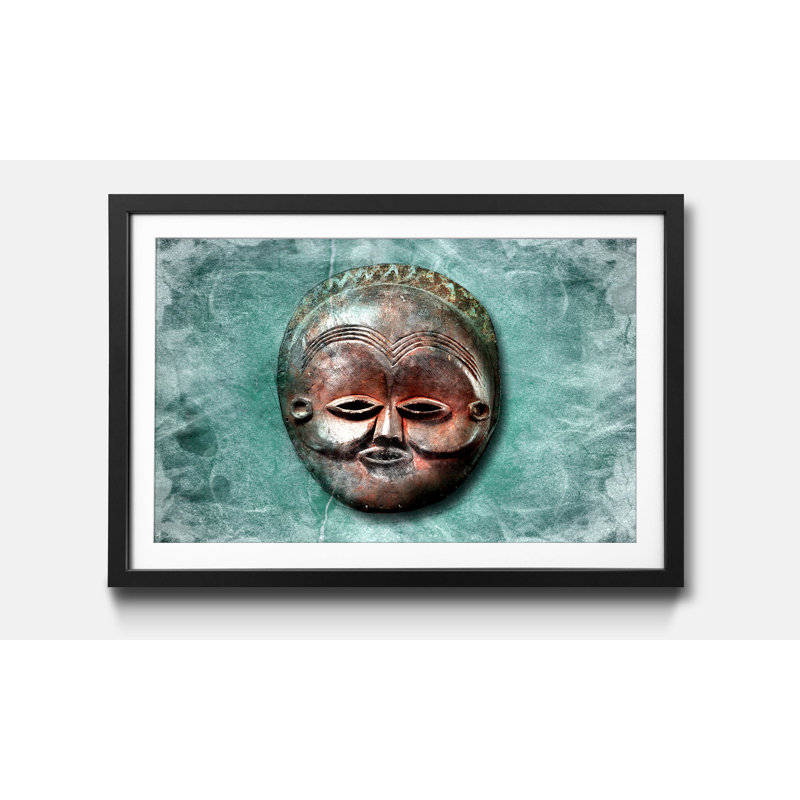 Luna Face - Single Picture Frame Print, 60cm H x 80cm W