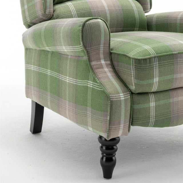 Brieuc Upholstered Recliner, Green