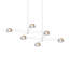 Ray 6 - Light LED Chandelier-1301359536-1301359535