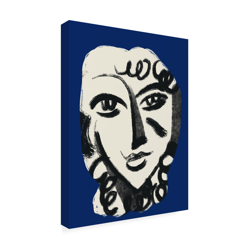 Art sur toile bleu, le petit doyen, Bachelor, H 14 po x l 19 po