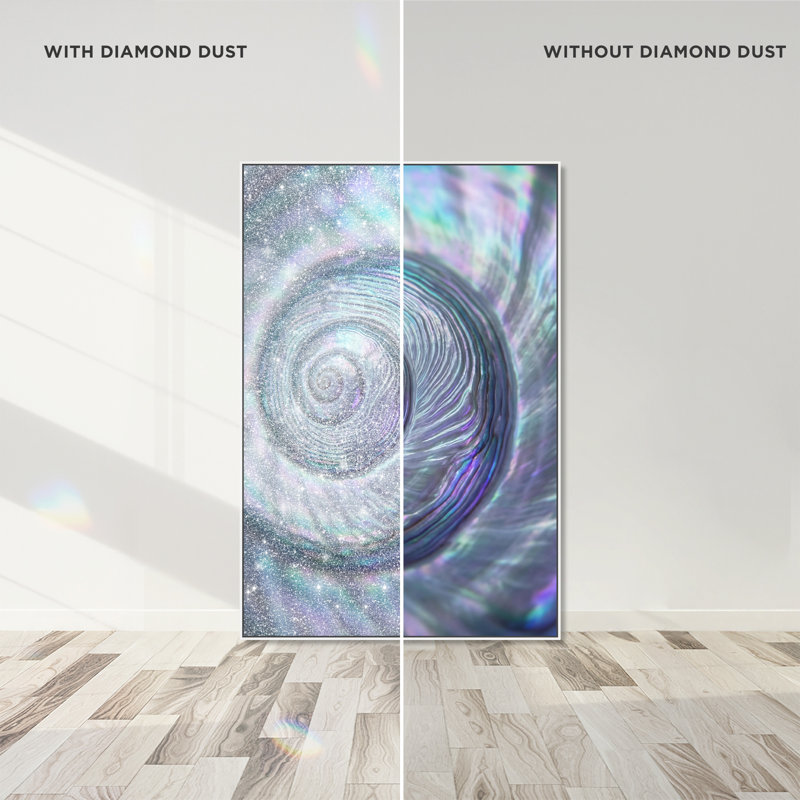 Sea Spiral Print by Oliver Gal, 25"H x 17"W, White Floater Frame
