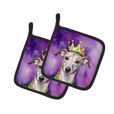 Paire de poignées Whippet King of Mardi Gras