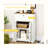 Modern Style 2-Drawer Nightstand Made with Wood & Mirrored Accents