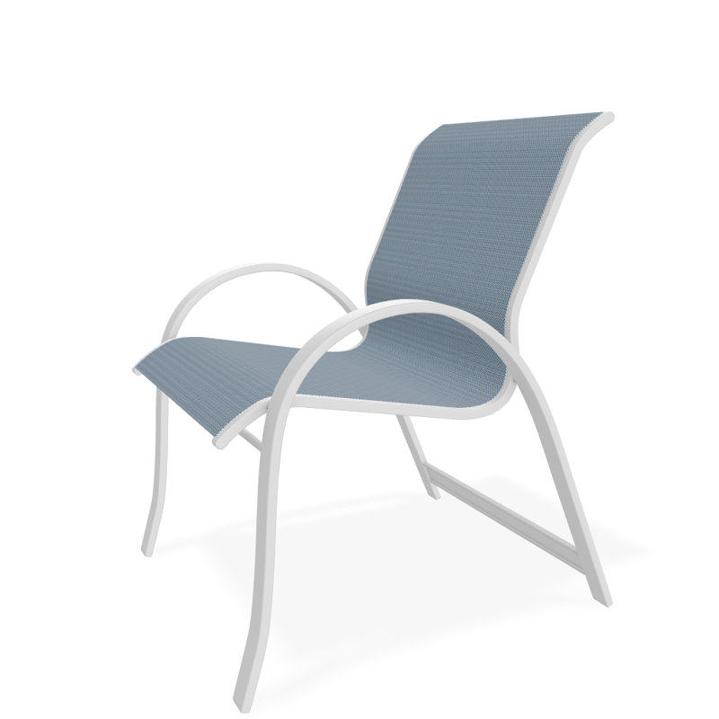Aruba 1 Outdoor Dining Armchair, White