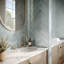 Lavaart Caspian Gray 3X12" Brick Look Crackled Glossy Lava Stone Subway Tile