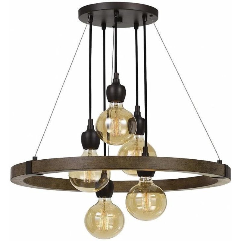 5 - Light Satin Black Cluster Pendant