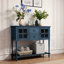 Console 42 po avec armoires en verre et tiroirs de rangement Farmhouse-2019209944