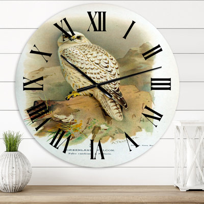 Vintage Bird Life VII - Horloge murale traditionnelle