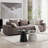Makassar 108" Upholstered Sofa Modular Sectional With Pillows-819171285