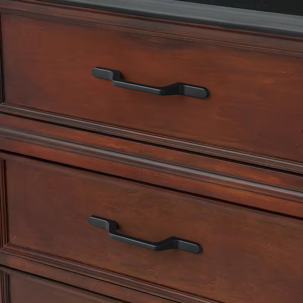 Matte Gold Modern Arch Bar Drawer Pull Set