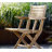 Flip Teak Folding Armchair