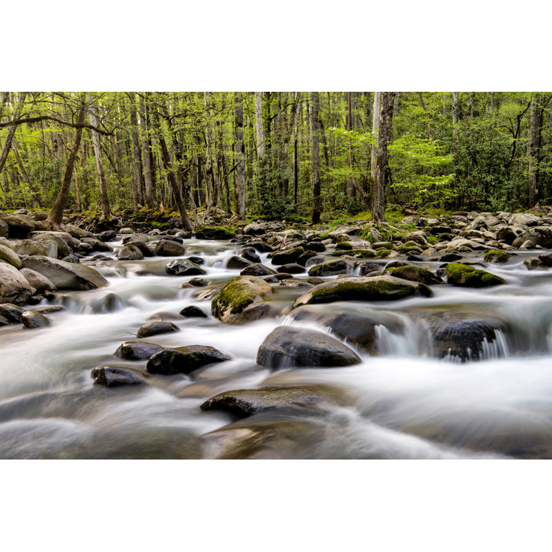 Rocky Flow by Danny Head - Photograph, 61 cm H x 91 cm W, Black Floater Framed