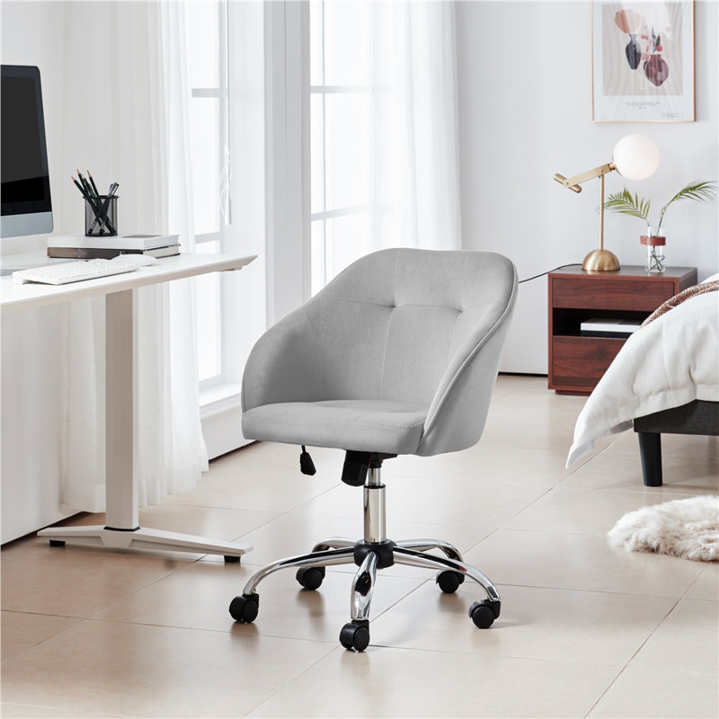 Ergonomic Desk Chair for Home and Office use, Light Grey