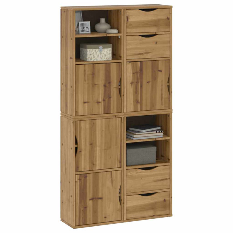 79cm H x 40cm W Bookcase, Natural