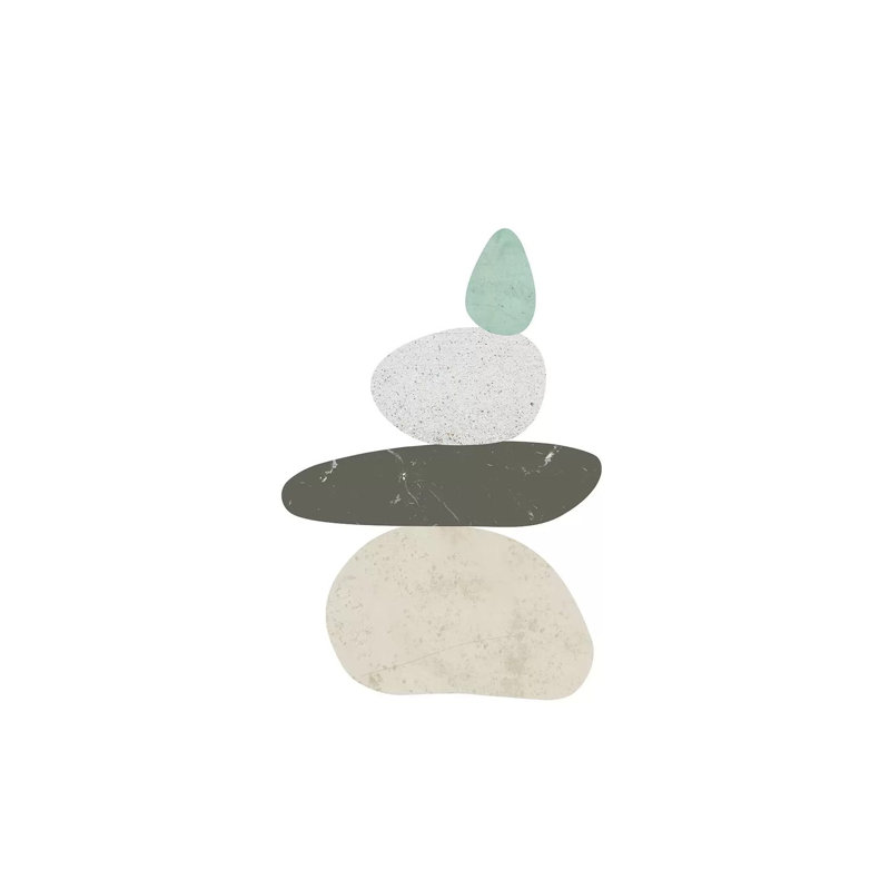 Pebbles III 1 Piece Wrapped Canvas Wall Art, 30.48 cm H x 45.72 cm W