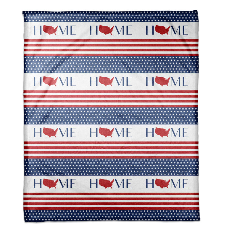 American Hand Woven Throw Blanket
