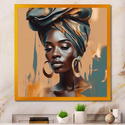 African Chromatic Woman III - African American Woman Wall Decor