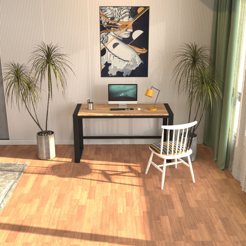 Bureau d'étude, H 30,3 po x l 59,8 po x P 21,7 po, Chêne