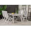 Faiyaz 6 - Person Patio Dining Set Extendable Rectangular Table