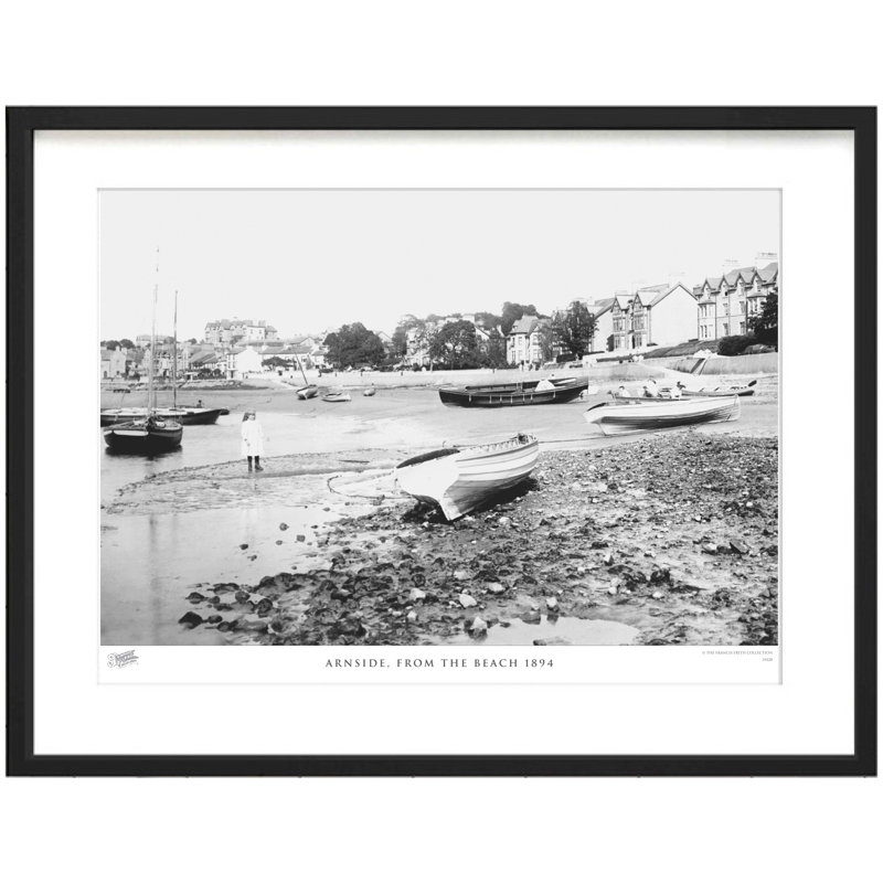 Arnside, From The Beach 1894 by Francis Frith - Single Picture Frame Print, 60cm H x 80cm W x 2.3cm D