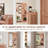 Wall Mounted Full Length Mirror, Full Body Mirror With Shelf, Full Body Mirror With Hook Wall Mounted Mirror With Multifunctional Design Panel, Bedroom/Living Room/Entrance Cherry(47.6*15.7In)
