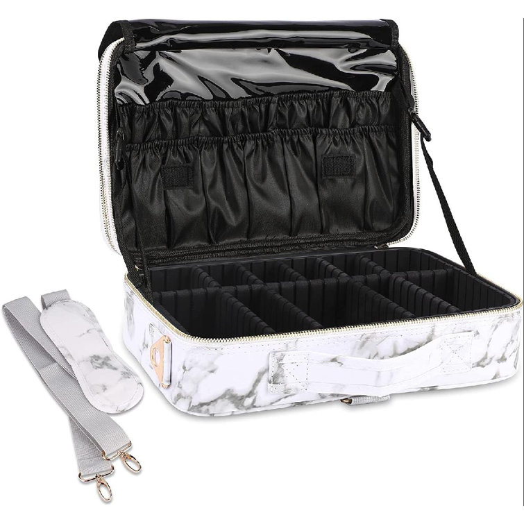 Plastic 13 Compartment Makeup Organizer