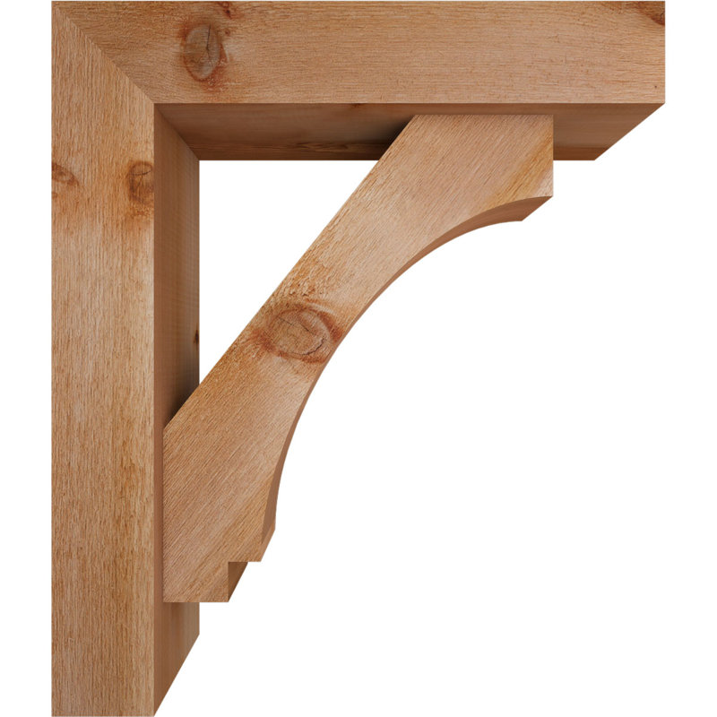 L 6 po x P 24 po x H 28 po support de scie brute brut avec cales décalées, cèdre rouge de l'Ouest, 28 x 24
