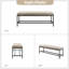 Banc rembourré en similicuir l 50 po Anahli-972319396
