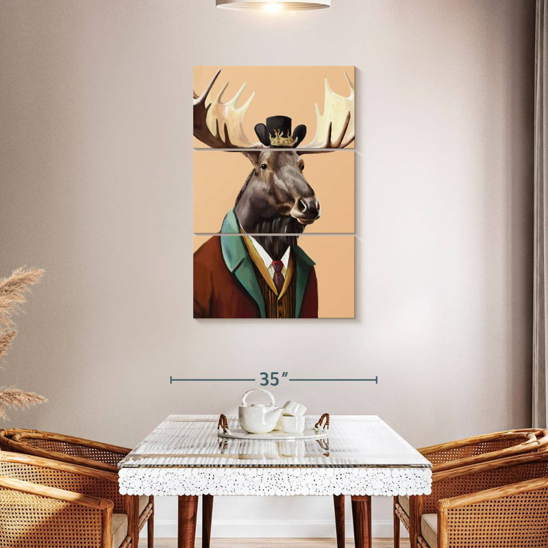Ketti Fancy Moose, 45" H x 28" W