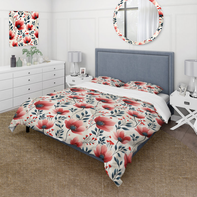 Ensemble de housse de couette Maurese, Housse de couette pour très grand lit et 2 très