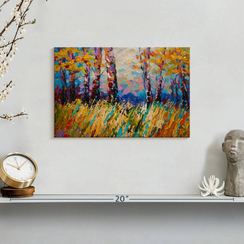 Harnek abstrait automne I, H 8 po x l 12 po