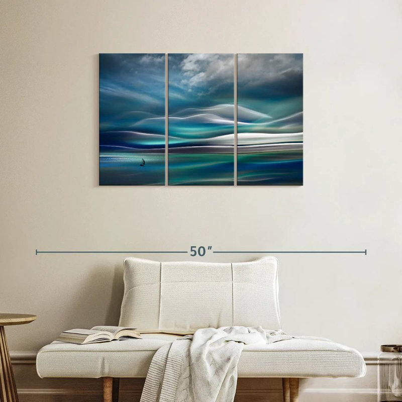 Kerrick abstrait voile I, H 24 po x l 38 po