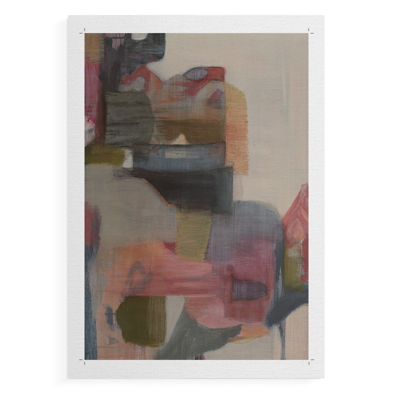 Géranium et gingembre - reproduction de toile seulement - non encadrée, H 18 po x l 12 po