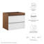 Base de meuble-lavabo mural simple 23,5 po Modway Render-1813482783