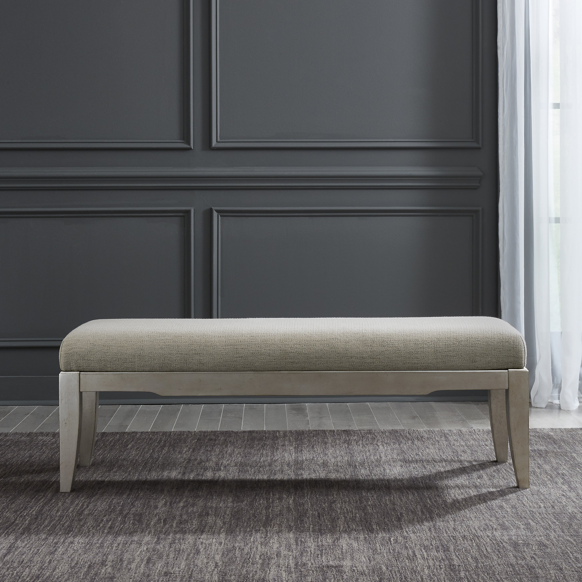 Hokku Designs Keiralee Fabric Upholstered Bench | Wayfair